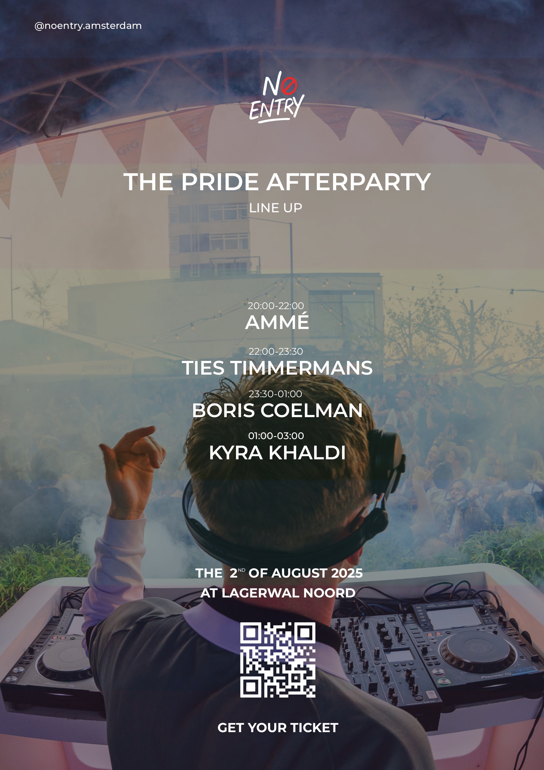 Line-up poster vorige No Entry editie